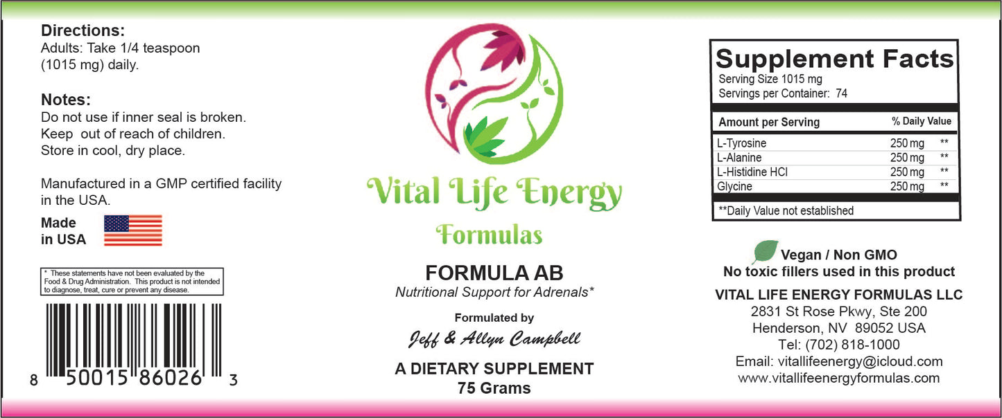 AB Adrenal Boost Amino Acid Formula