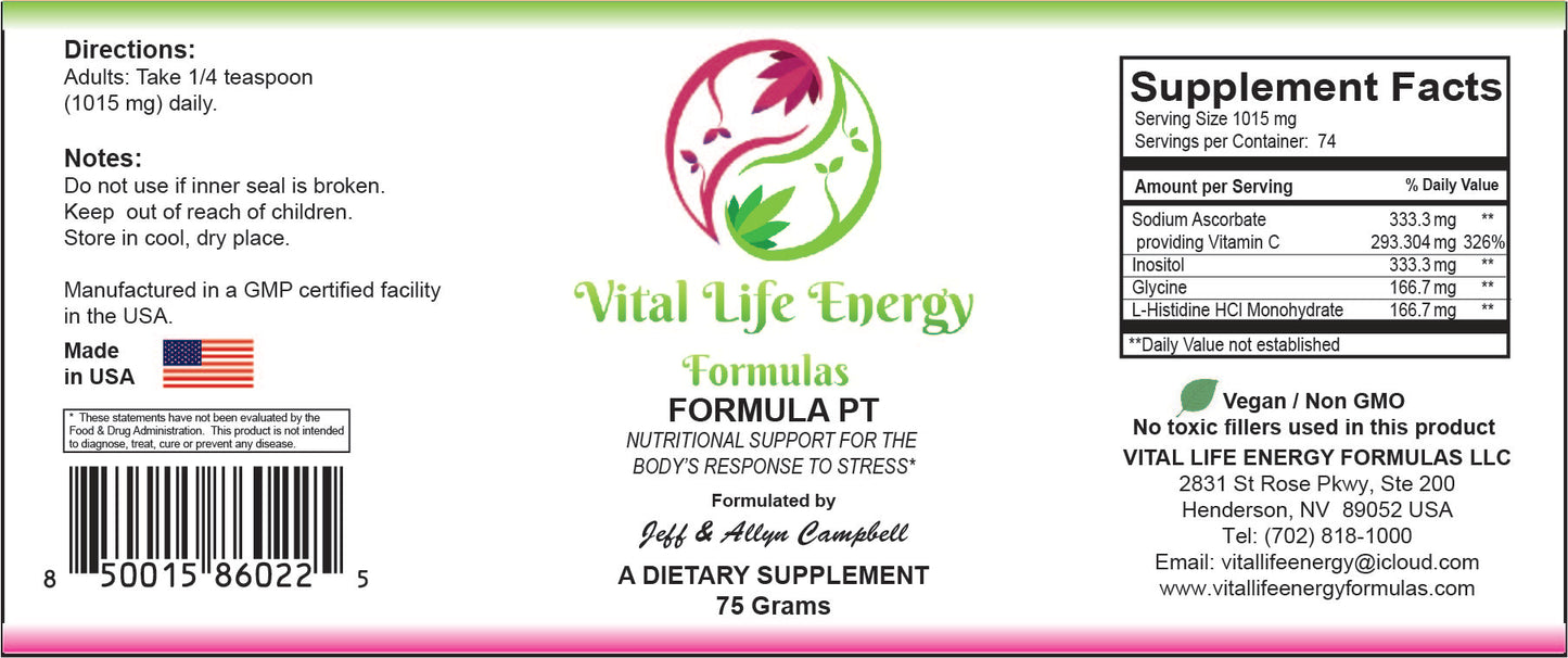 PT Peace & Tranquility Amino Acid Formula